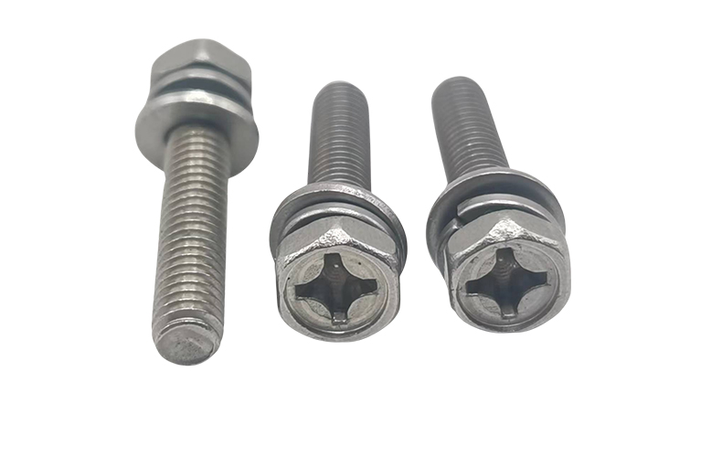 GB9074.13十字凹穴外六角螺钉平弹垫组合 GB9074.13十字凹穴外六角螺钉平弹垫组合